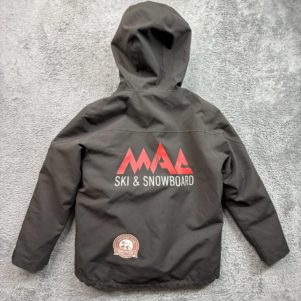 Patagonia Kid's 4 -in-1 Hooded Jacket MAC Ski & Snowboard Brown M 8-10 EUC